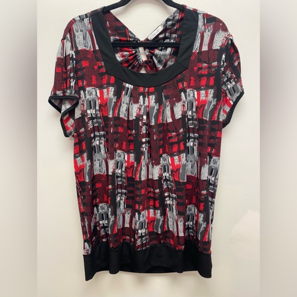 4 for $25 ❤️ Ricki’s Printed Twist-Back Blouse ❤️ - XXL